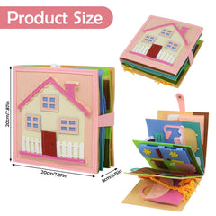 AIXMEET sensory busy board pages, engaging activities that boost fine motor skills.