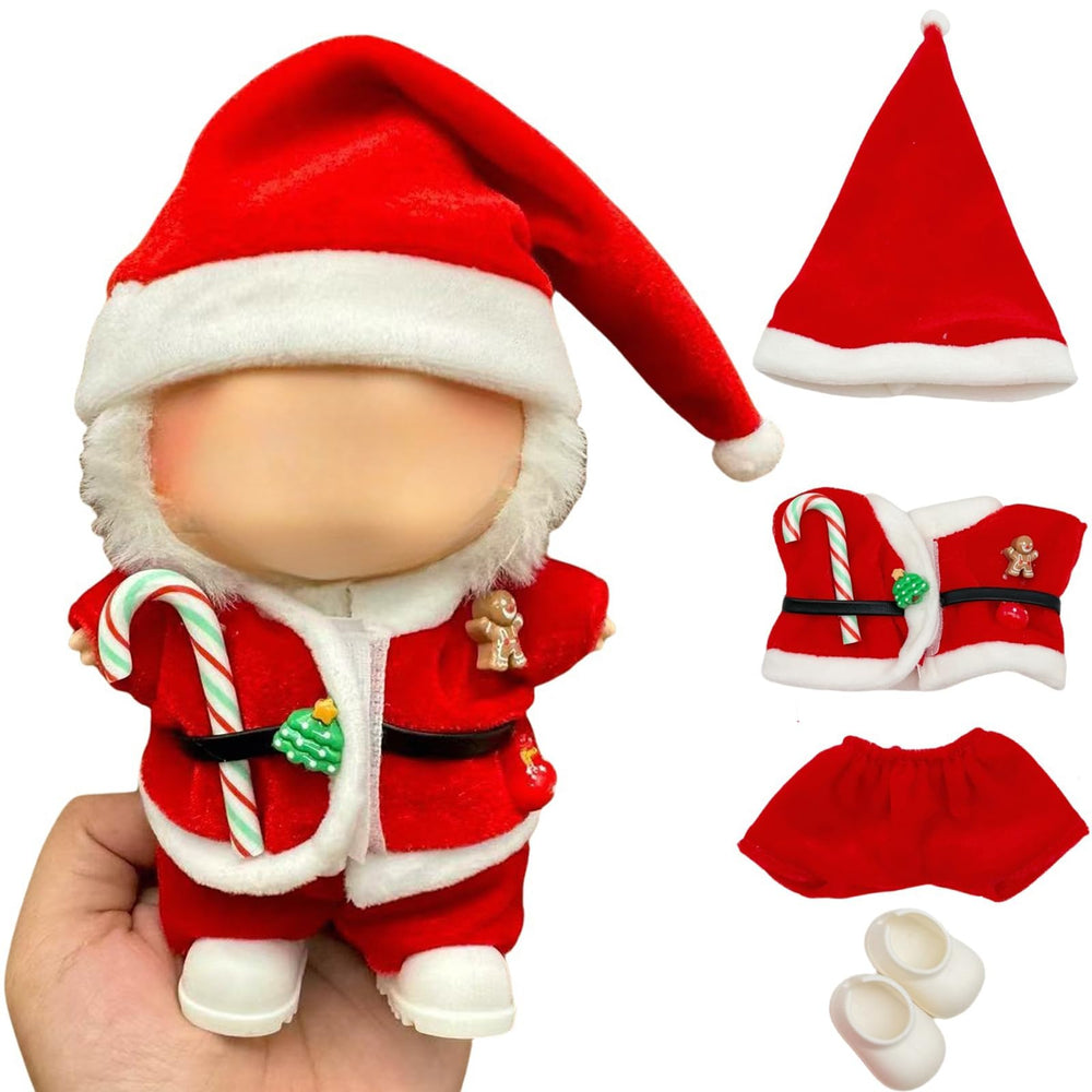 AIZIXIN 17cm doll outfit hat enhances holiday styling and display.