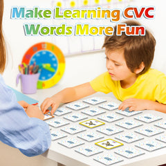 Aizweb CVC Word Match Game: ideal for solo play or small group activities.