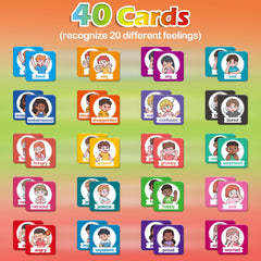 Aizweb Feelings Emotions Match Game tiles (40) for interactive group learning.