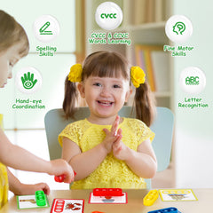 Aizweb flashcards set for decoding 40 CVCC/CCVC words to support reading