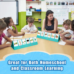 Aizweb durable waterproof reading cards withstand classroom use.
