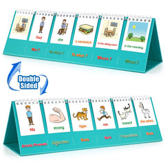 Aizweb Silly Sentence flip cards with pictures to boost reading enthusiasm.