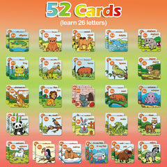Aizweb toddler learning letters cards ideal for solo or small-group classroom play.