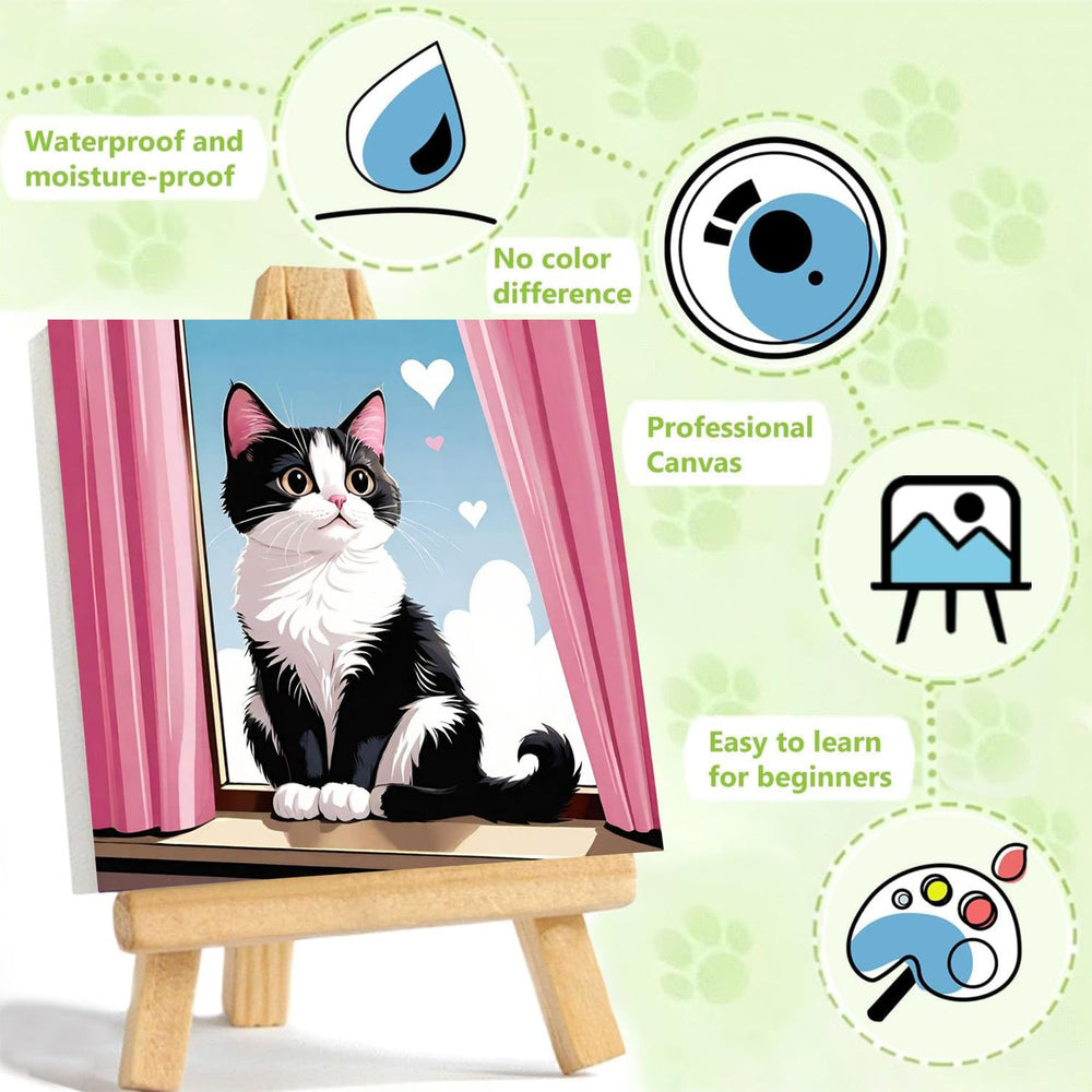 Ajepon framed canvas kit ready on the wall for decor.