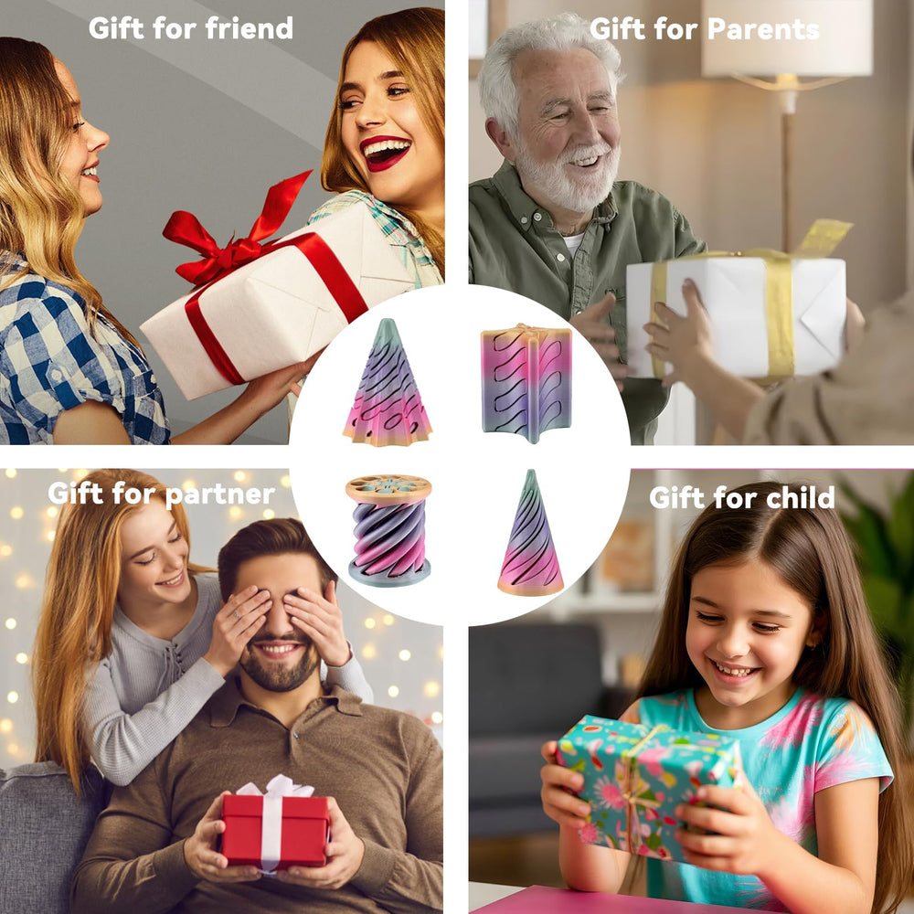 ajitxalr christmas stockings 4pack display adds playful decor and tactile distraction.