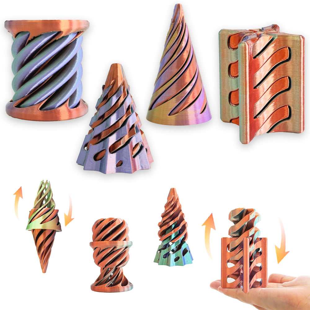 ajitxalr impossible cone spiral close-up for focus and calm.