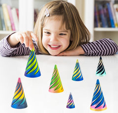 Ajitxalr Spiral Fidget Toy in hand for calm, attentive use