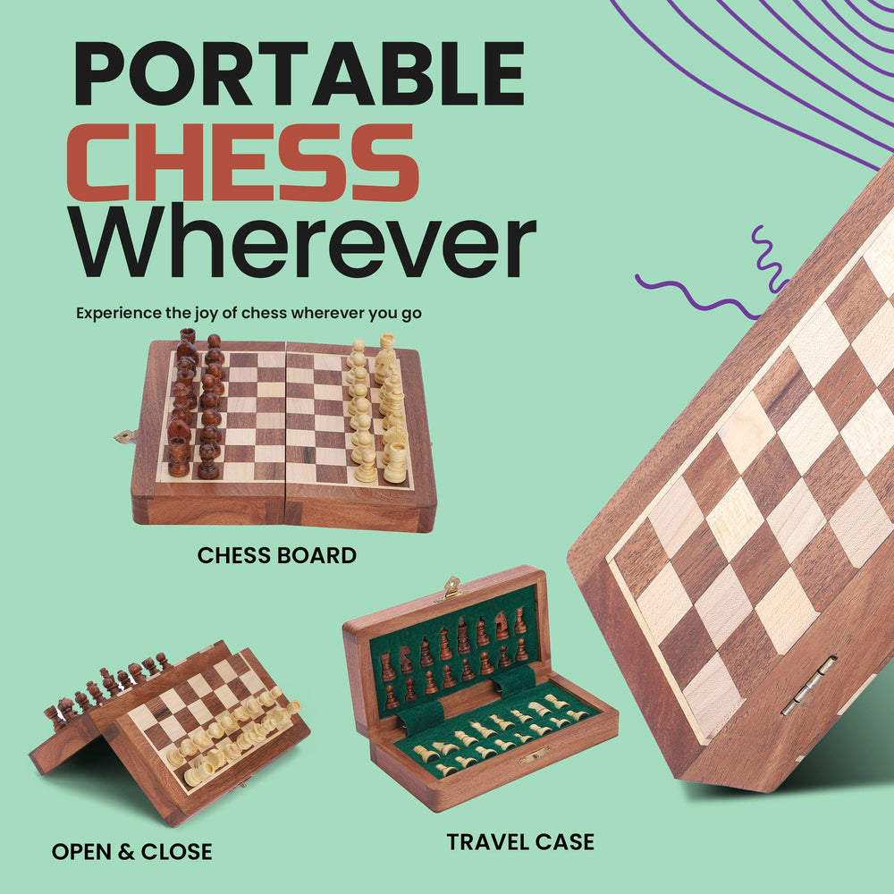 Ajuny handmade chess pieces add artisanal charm and precise handling