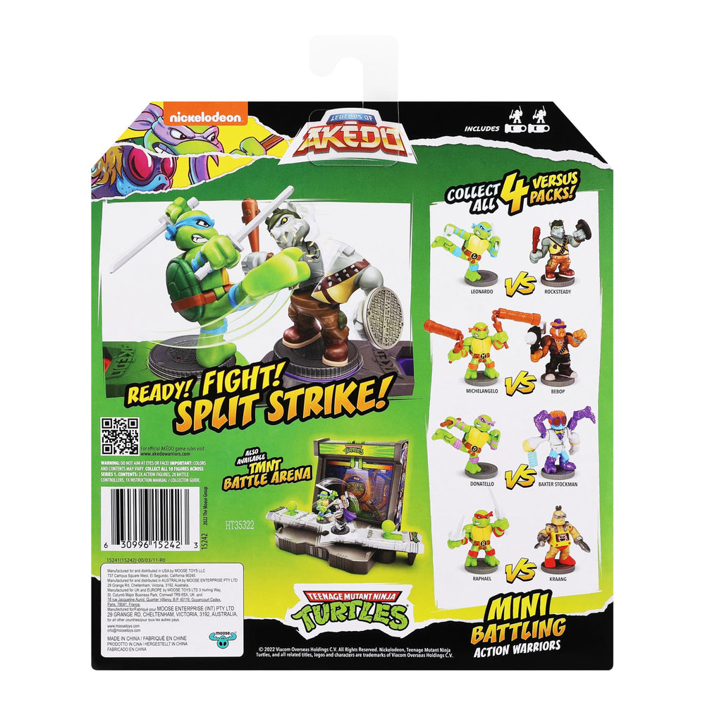 Battle-ready TMNT figures from Akedo for quick imaginative play.