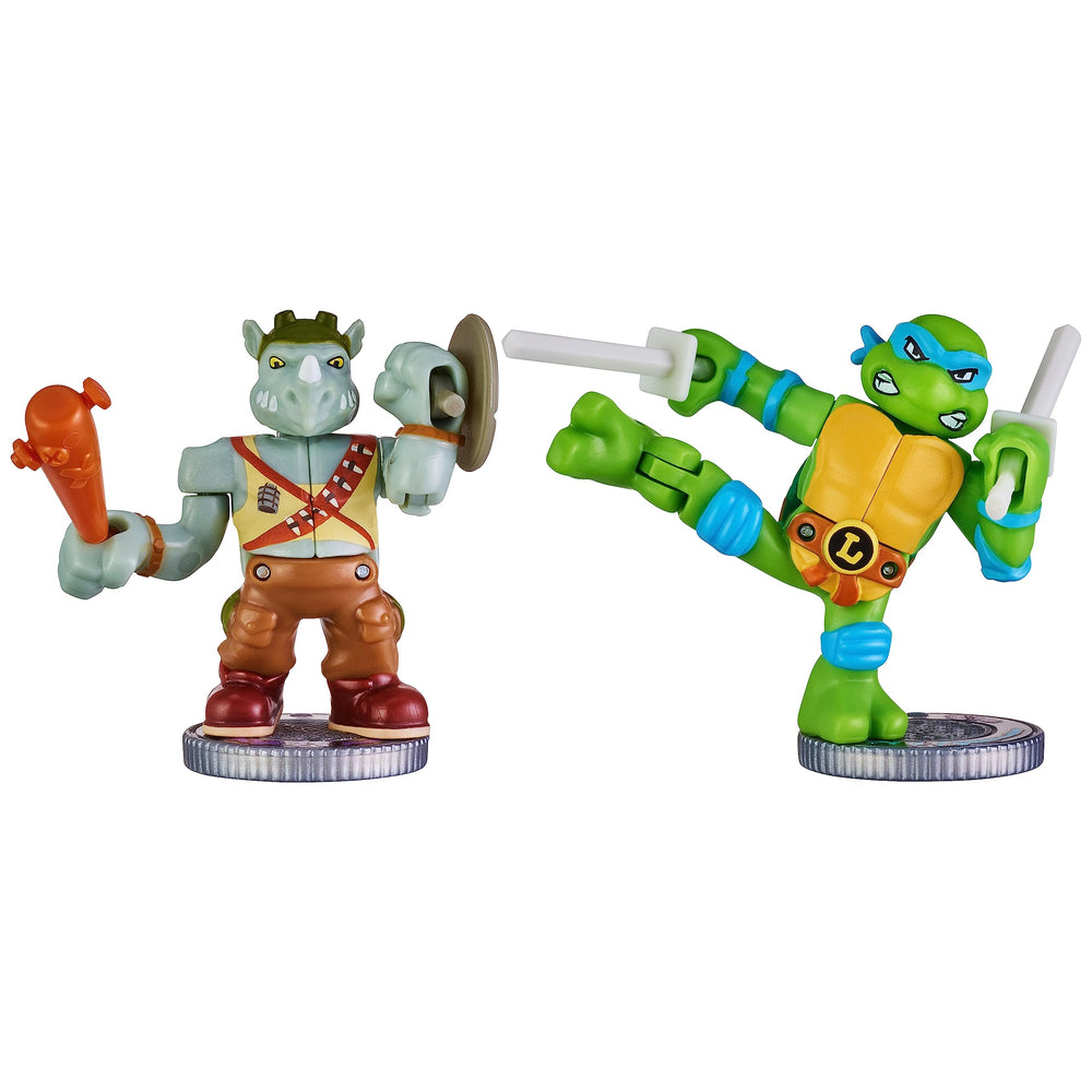 Akedo Legends TMNT Michelangelo vs Bebop vibrant battles