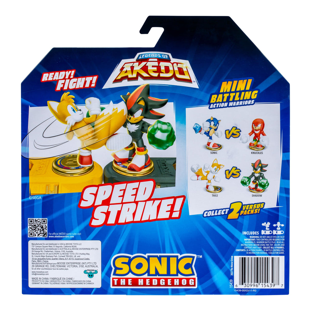 Akedo Sonic Versus Pack close-up shows vibrant colors and character details