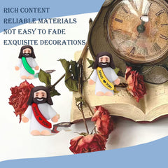 AKFAHOIF durable plastic Jesus figures 1.4 inches tall for long-lasting use