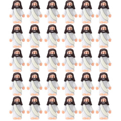 AKFAHOIF mini Jesus figures 30-set for Easter decor and play