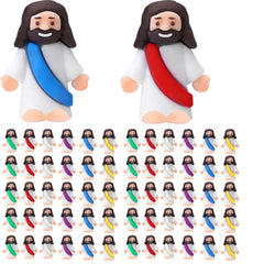 AKFAHOIF mini Jesus figures set for Easter decor and playful table-top scenes.