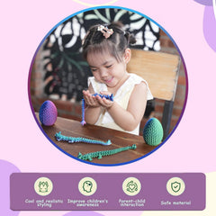 AKIDA Dragon Eggs on a desk as decor with bright colors
