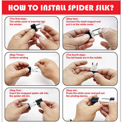 AKLOPE Spider Web Launcher demonstrates object grabbing during play