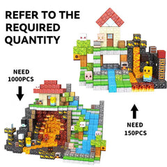AKUTAIN blocks in action demonstrate durable, secure connections for taller builds.