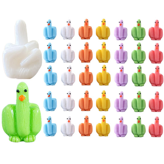 AKV funny mini ducks decoration for shelf displays and conversation starters