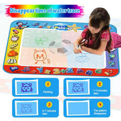 Alago Aqua Coloring Mat booklet included for learning ideas.