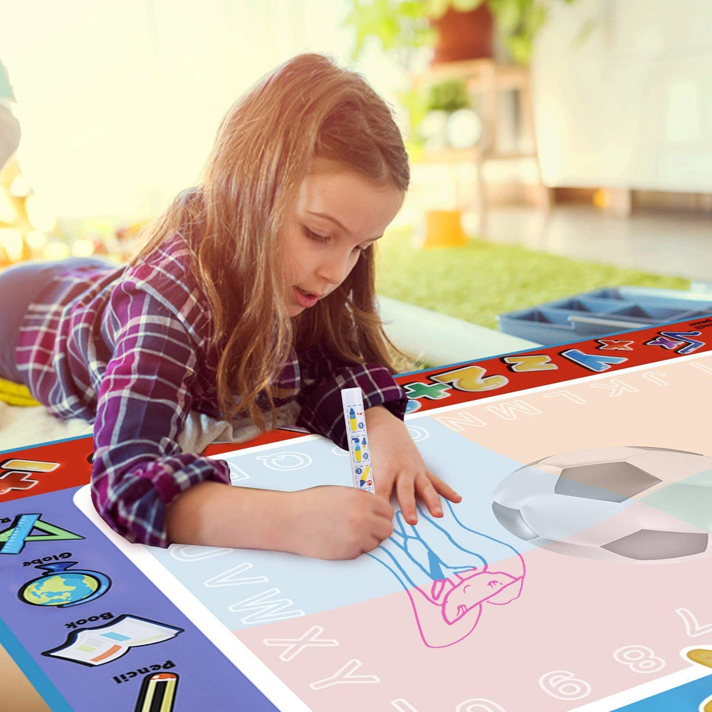 Alago Aqua Coloring Mat promotes screen-free imaginative play.