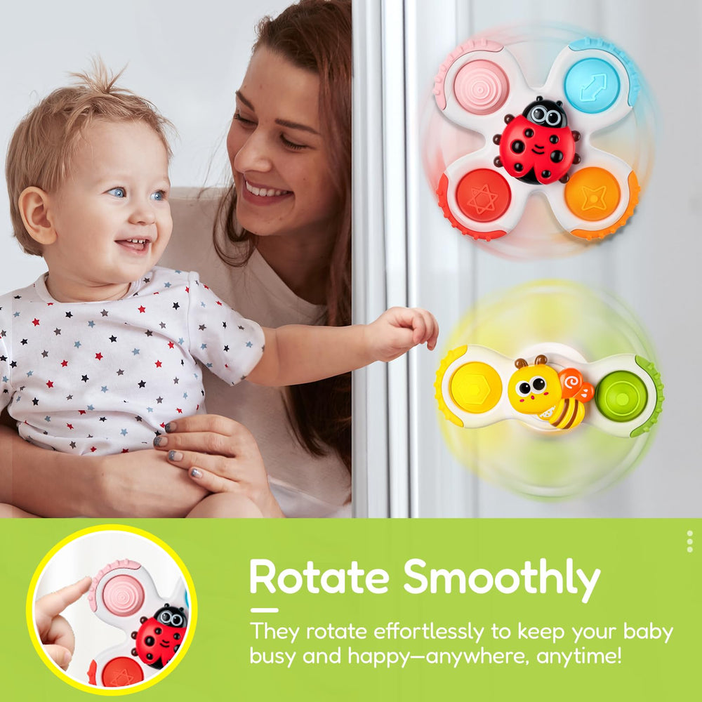 ALASOU 1-3 year old spinner toy supports early exploration.