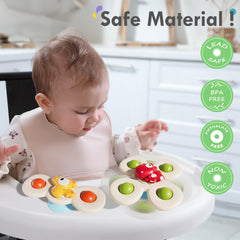 ALASOU travel-friendly spinner toy keeps toddlers entertained on the go