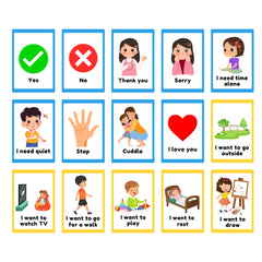 Albidaya home use cards aid family interactions and independence.