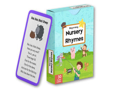 Albidaya Nursery Rhyme Cards cover with 30 rhymes for early language development.