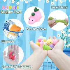 Albiuev fruit-themed mochi squishies for vibrant learning colors