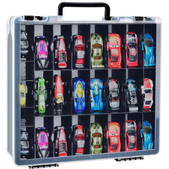 ALCYON double-sided toy storage case with 48 compartments for organized play