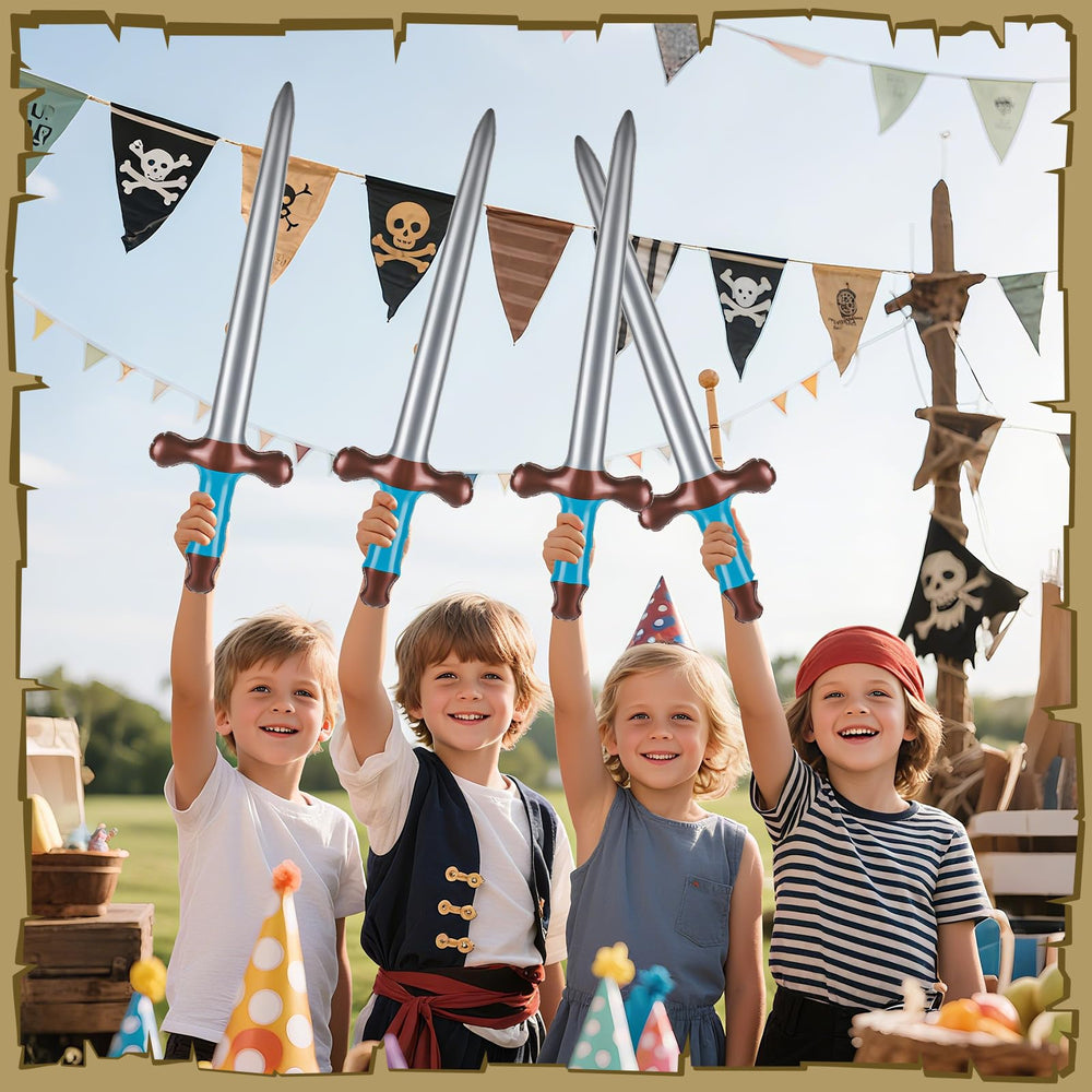 ALDMIO 10-piece inflatable swords pack ideal as party favors.
