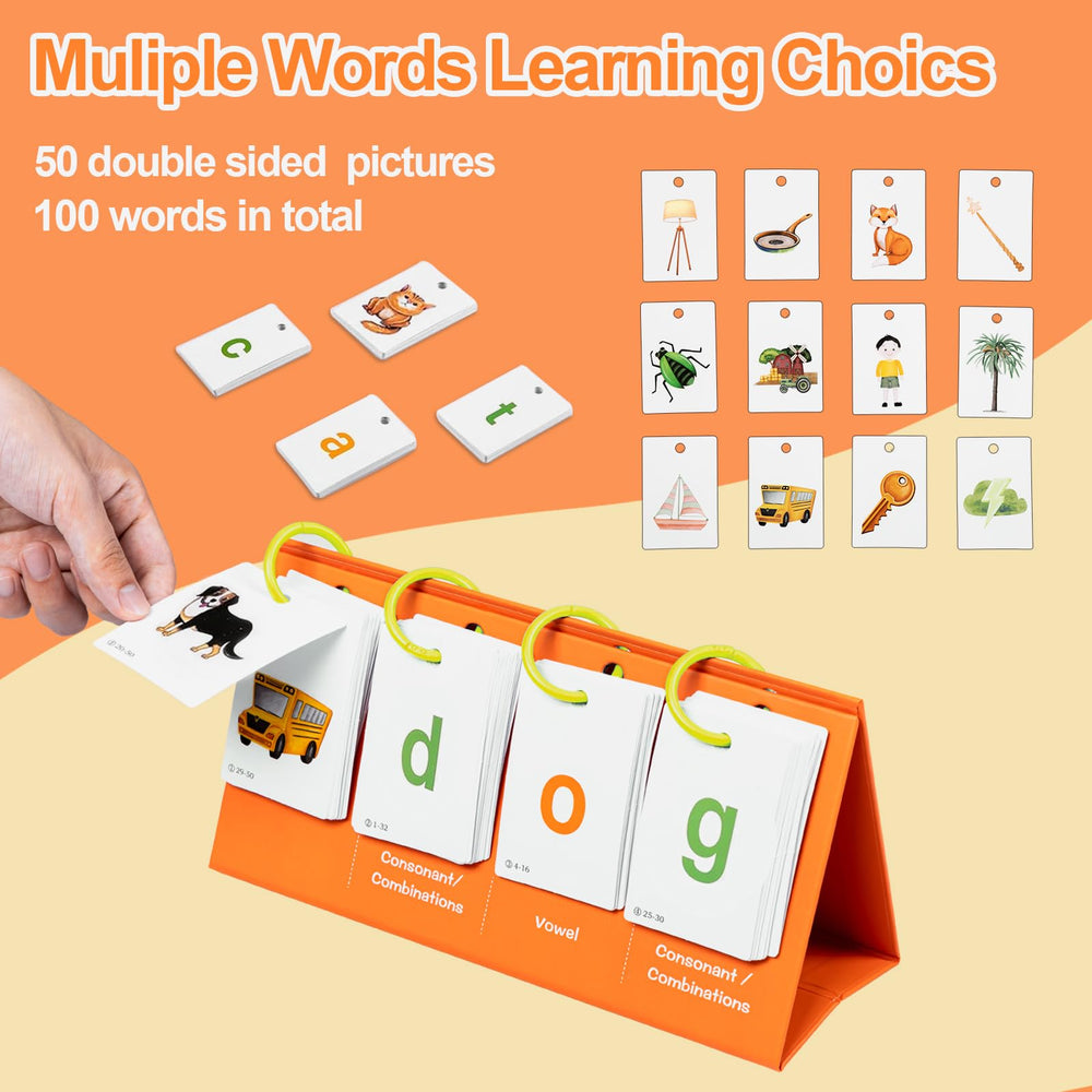 Alened Phonics flash cards serve as versatile home and classroom learning tools.
