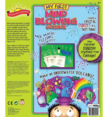 ALEX Toys Mind Blowing Science Kit cabbage crystal formation with vivid colors.