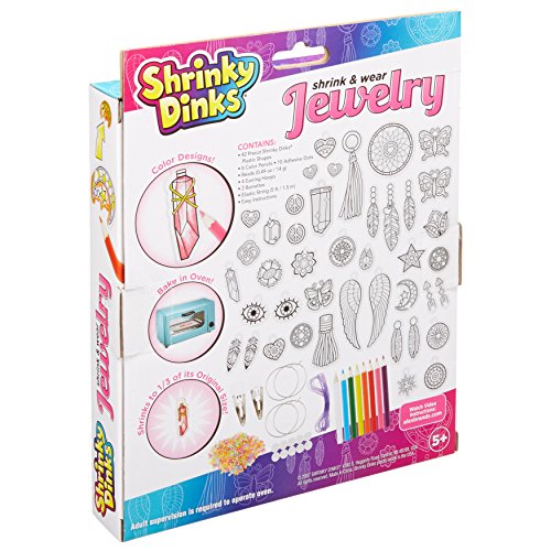 Alex Toys Shrinky Dinks crystals: colorful charms and durable DIY jewelry.