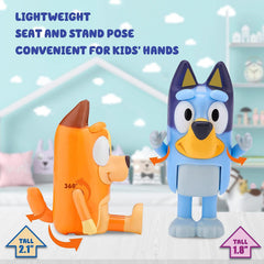 Intricate detailing highlights Wolfs characters' expressions for lifelike pretend play.