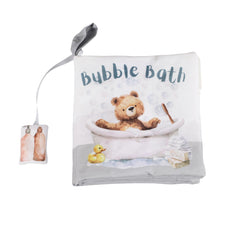 Ali+Oli baby cloth book with crinkle-teether, engaging multisensory play for infants