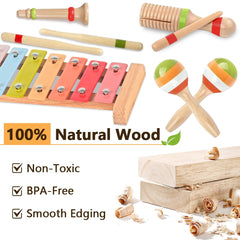 Aliex educational musical toy features xylophone and beads for sensory play