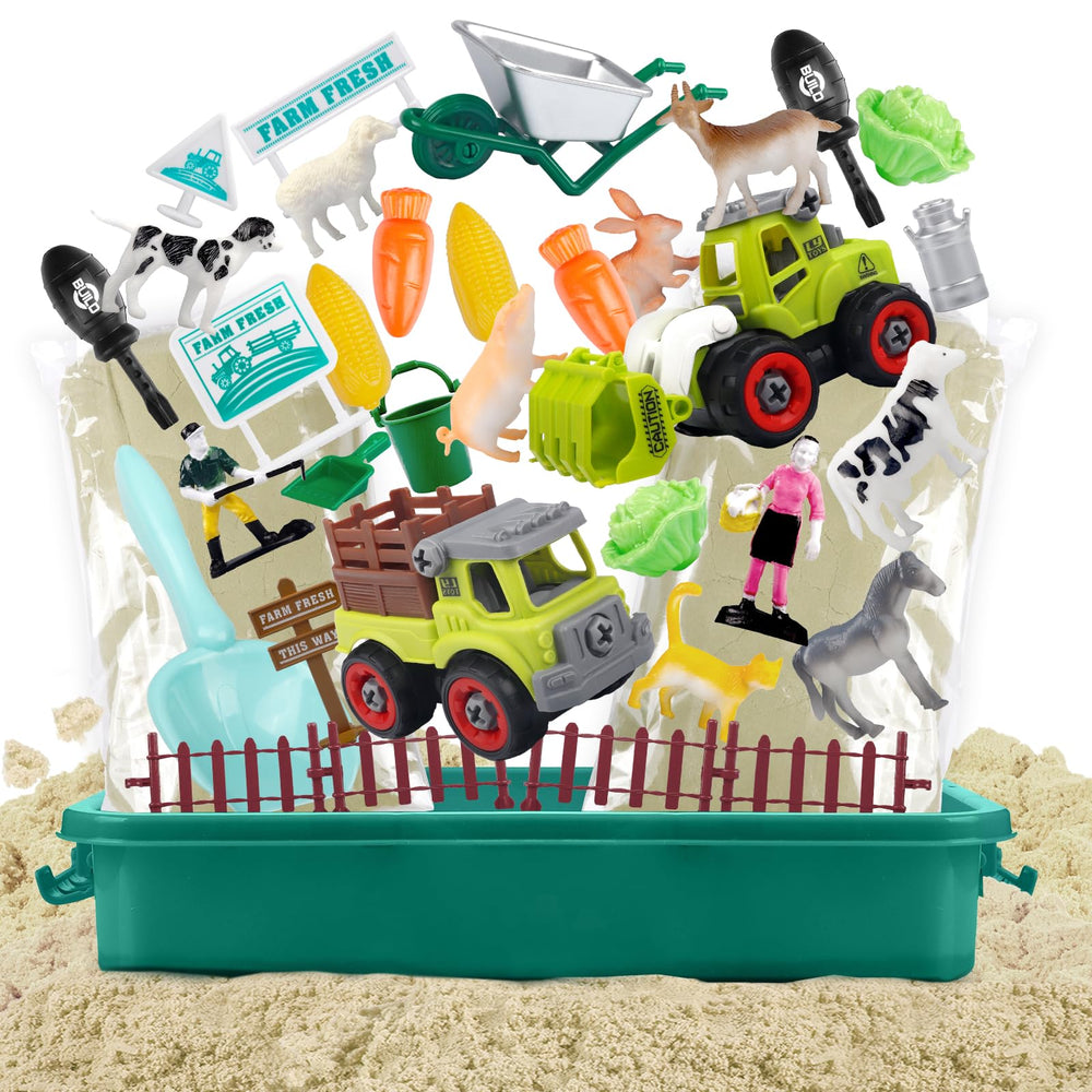 Aliex Safety Standards Assured Farm Toy Set for ages 3–8.