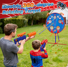 Aliex Spider Upgraded air blasters fire safe foam balls for energetic indoor play.