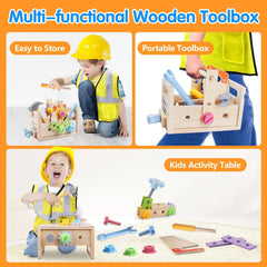 Aliex Montessori-learning wooden tools inspire safe, sensory STEM exploration for preschoolers.