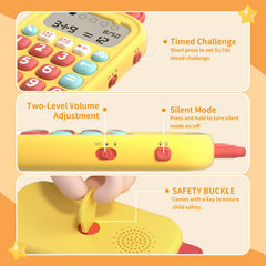 alilo Math Games battery compartment with lock for safe use.