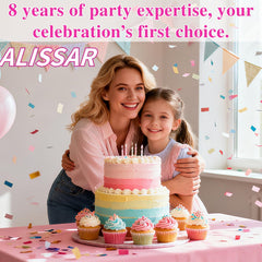 ALISSAR pink bear toppers brighten cakes and dessert tables with charm