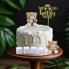 ALISSAR we can bearly wait topper highlights a playful message