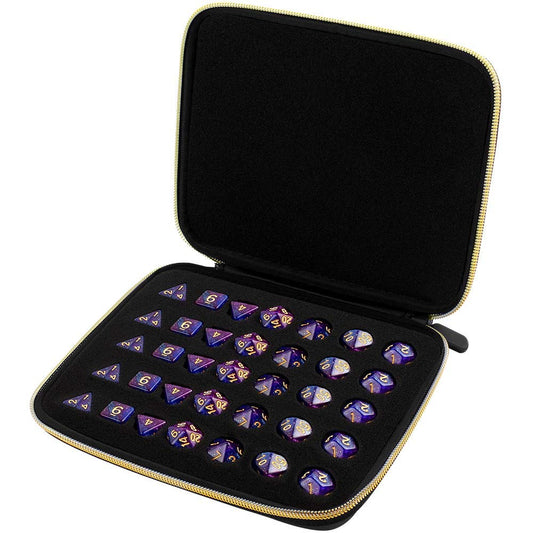ALKOO dice storage case with foam insert protecting dice during travel