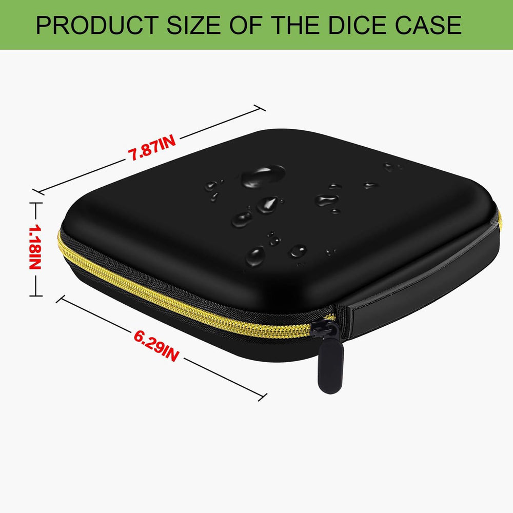 ALKOO dice storage case hard shell guards dice on the go