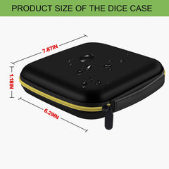 ALKOO dice storage case hard shell guards dice on the go