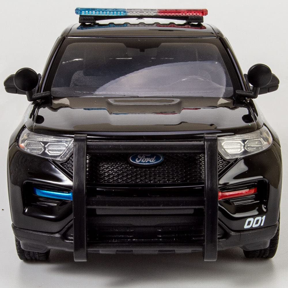 All Star Toys Explorer Police Interceptor diecast in package showcases ready to display presentation