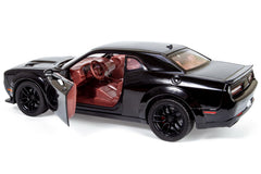 All Star Toys Challenger SRT Hellcat Widebody interior detail for close inspection.
