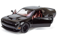 All Star Toys Challenger SRT Hellcat Widebody open doors reveal interior realism.